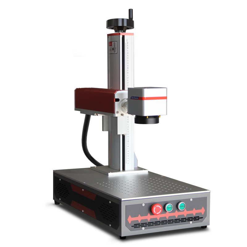 灰紅桌面光纖激光打標(biāo)機(jī)