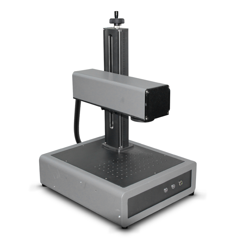 灰色桌面帶電動(dòng)升降打標(biāo)機(jī)